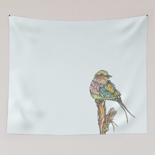 Item preview, Lilac Breasted Roller Bird designed and sold by SerenSketches.