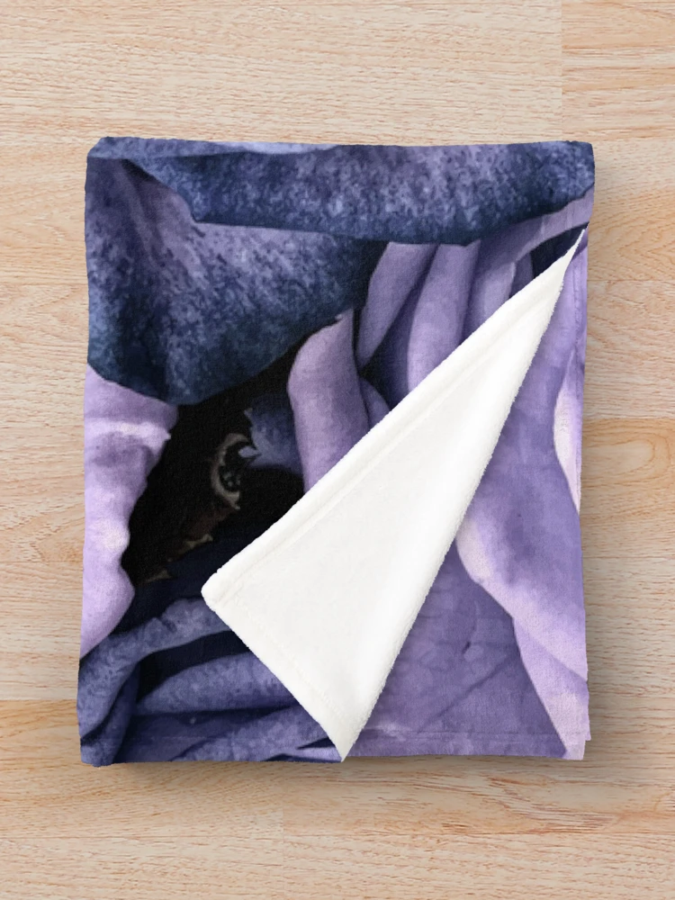Thumbnail 3 of 6, Throw Blanket, PURPLE ROSES designed and sold by magicdreams.