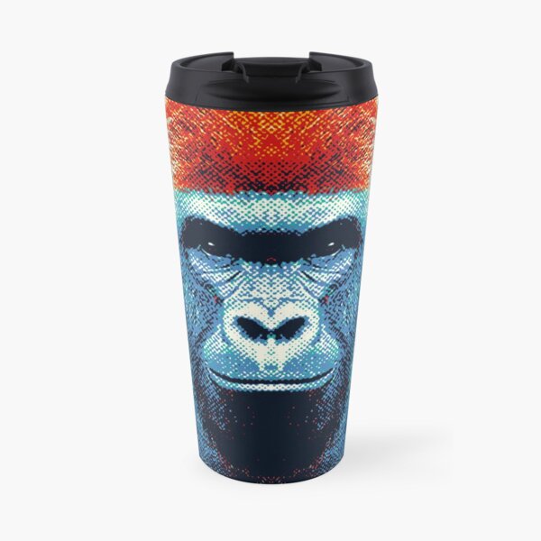 Gorilla - Colorful Animals Travel Mug
