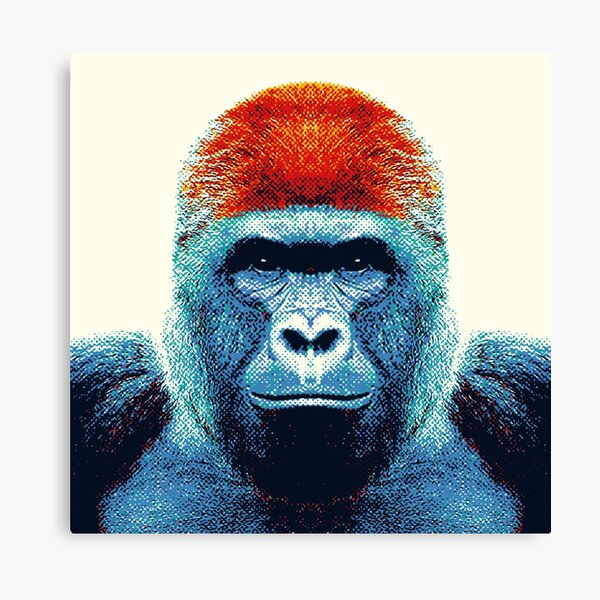 Gorilla Photograph, Color Photography, Nature Photo, Wall Art, Wildlife  Decor, Art Print, Animal Portrait, Primate, gorilla, Close-up 2 