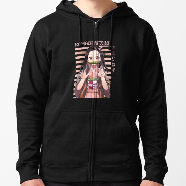 Nezuko - Kimetsu no Yaiba Sudadera con capucha y cremallera