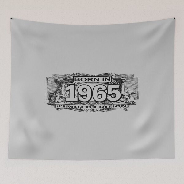 Item preview, Born in 1965 - Vintage Birthday Gift Idea For Classic Lovers designed and sold by ASClothDesign.