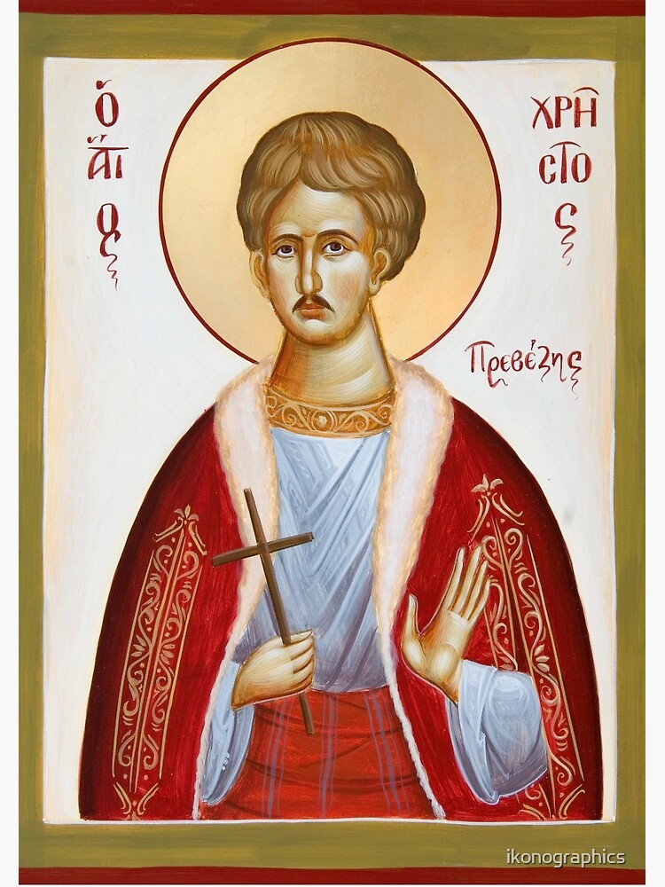 St Chrestos of Preveza the New Martyr by ikonographics