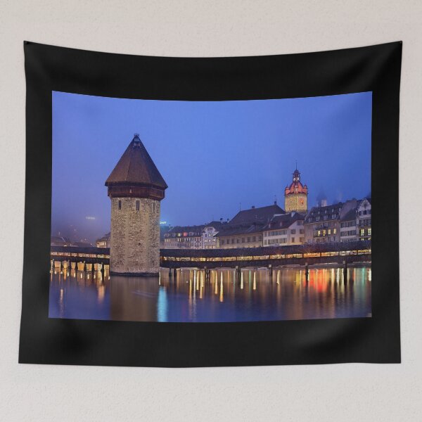 Item preview, Foggy night in Lucerne designed and sold by Hercules Milas.