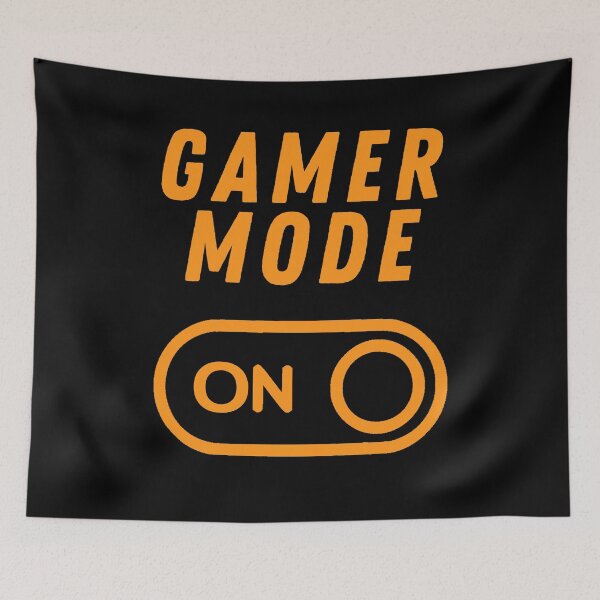Item preview, Gamer Mode On - Game Nerds and Gaming Geeks Gift Ideas designed and sold by ASClothDesign.