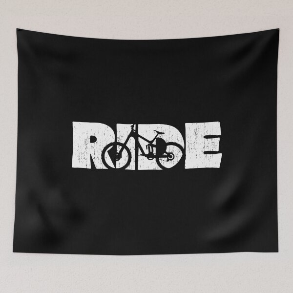 Item preview, Ride Your MTB Mountain Bike - White Graphic designed and sold by Gerdek.