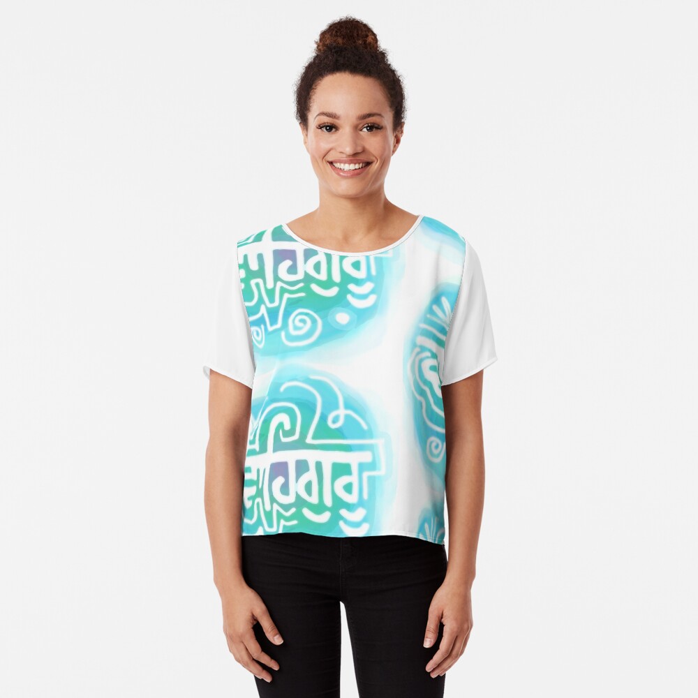 WAHE GURU Chiffon Top