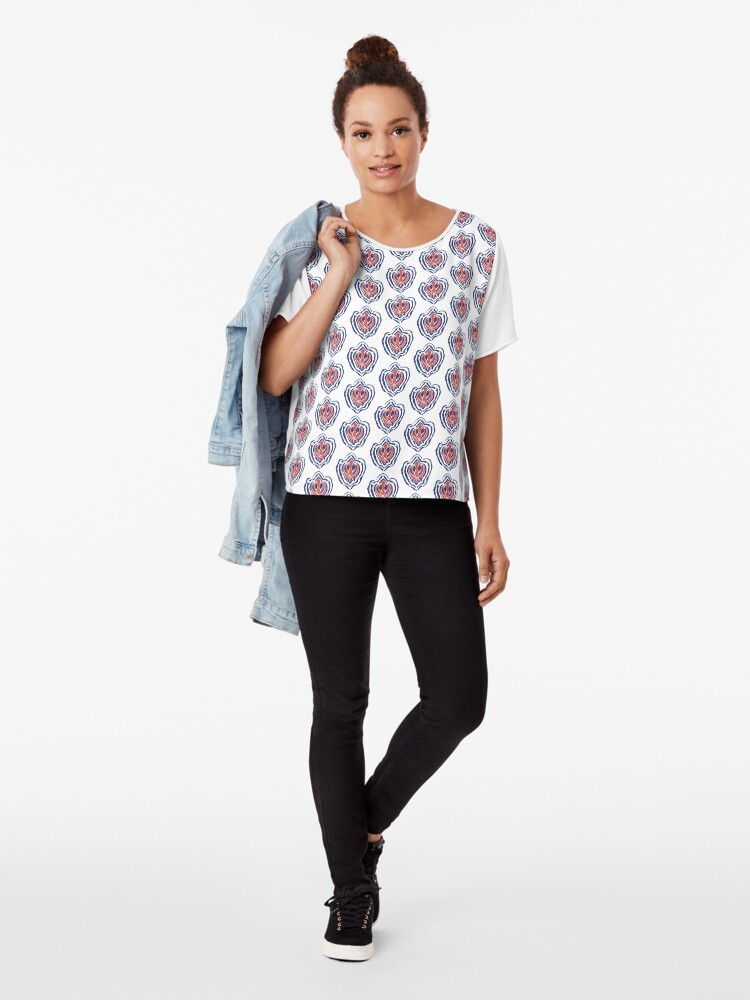 Alternate view of ADI SHAKTI Chiffon Top