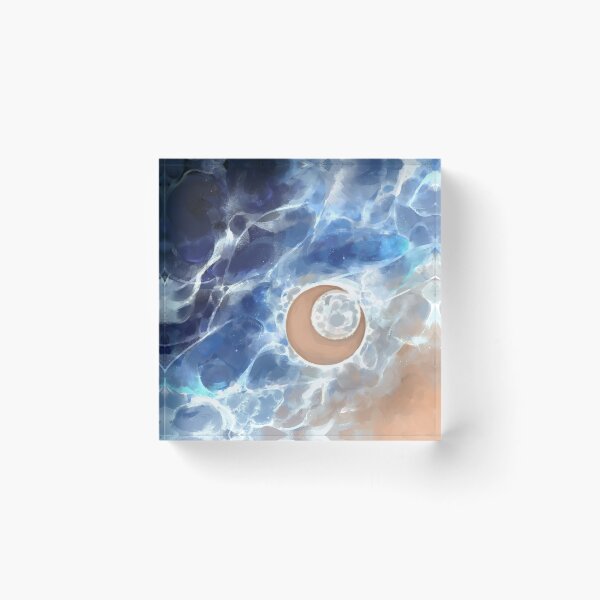 Item preview, ocean's moon designed and sold by Lina Nguyen.