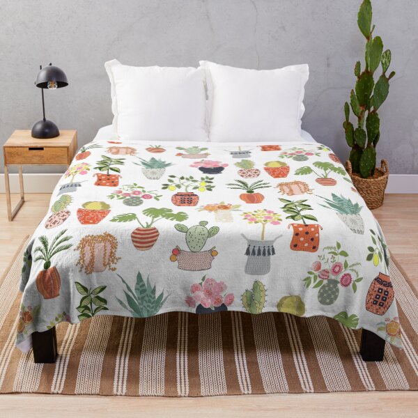Item preview, Indoor Garden Print designed and sold by LIMEZINNIASDES.
