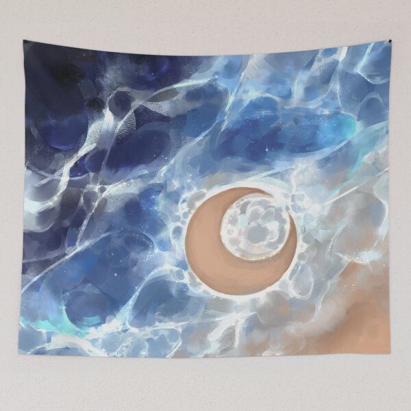 Item preview, ocean's moon designed and sold by Lina Nguyen.