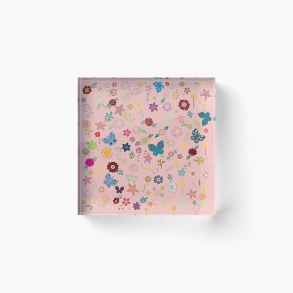 Item preview, Floral pattern and butterflies designed and sold by Carmelagaminde.