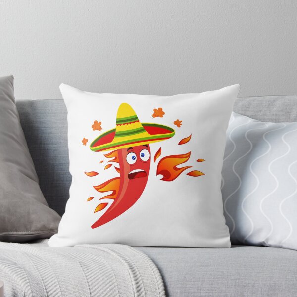 Item preview, Chilli pepper with sombrero designed and sold by onrcnoz.