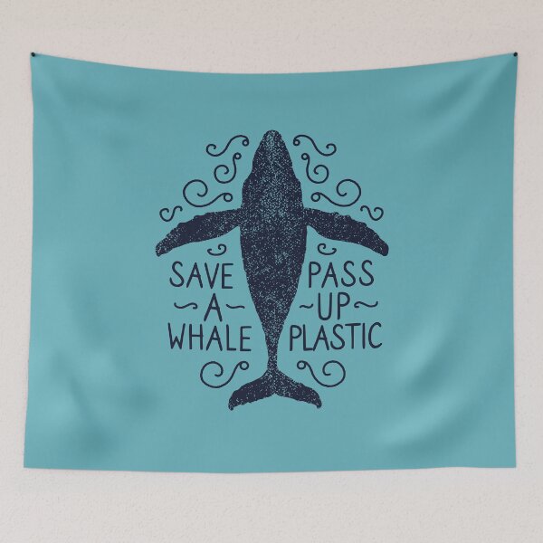 Item preview, Anti Plastic Whale - Save A Whale Pass Up Plastic designed and sold by Bangtees.