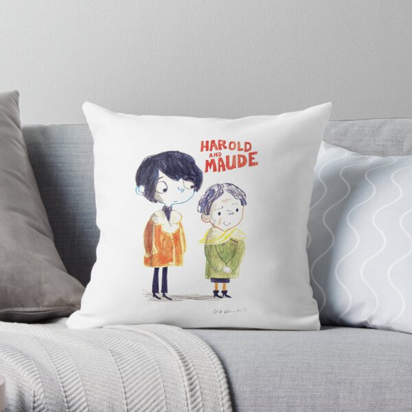 Harold & Maude (Signed) Throw Pillow