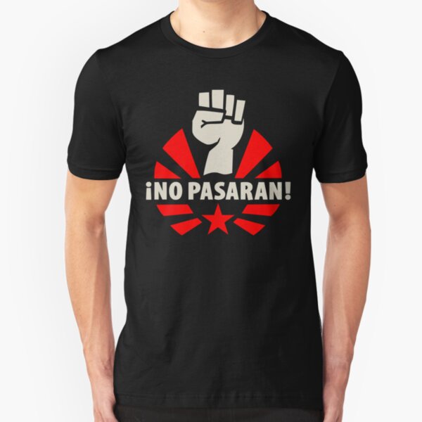 No Pasaran Fist & Star Slim Fit T-Shirt