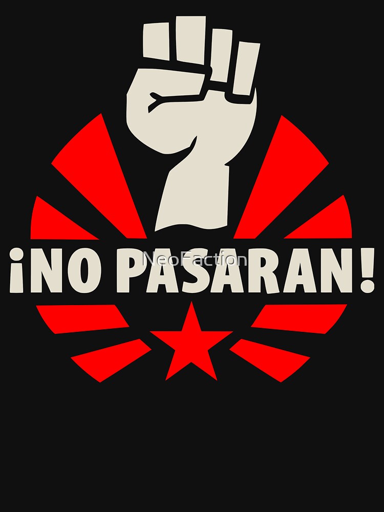 no pasaran t shirt