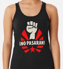 Keine Pasaran Faust und Stern Racerback Tank Top