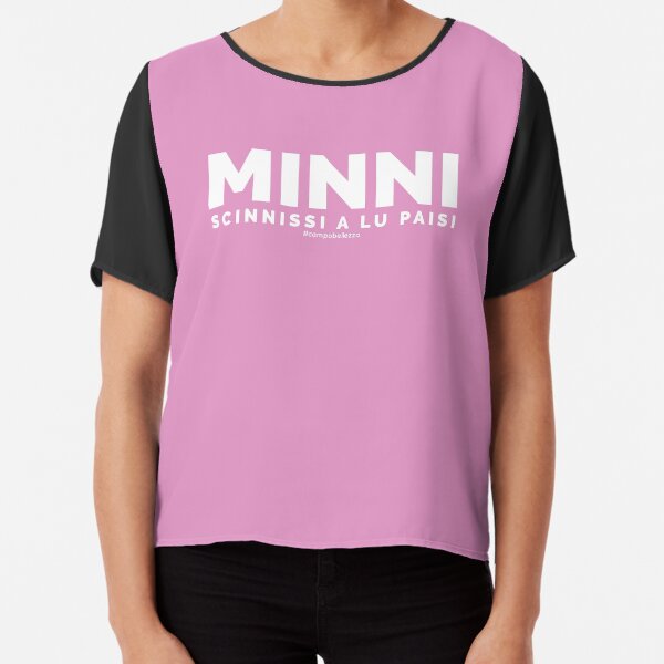 "Minni Scinnissi" - Pink Chiffon Top