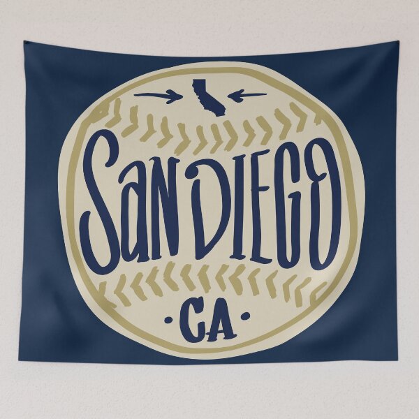 Item preview, San Diego California Hand Drawn Script Design designed and sold by thegoodwordsco.