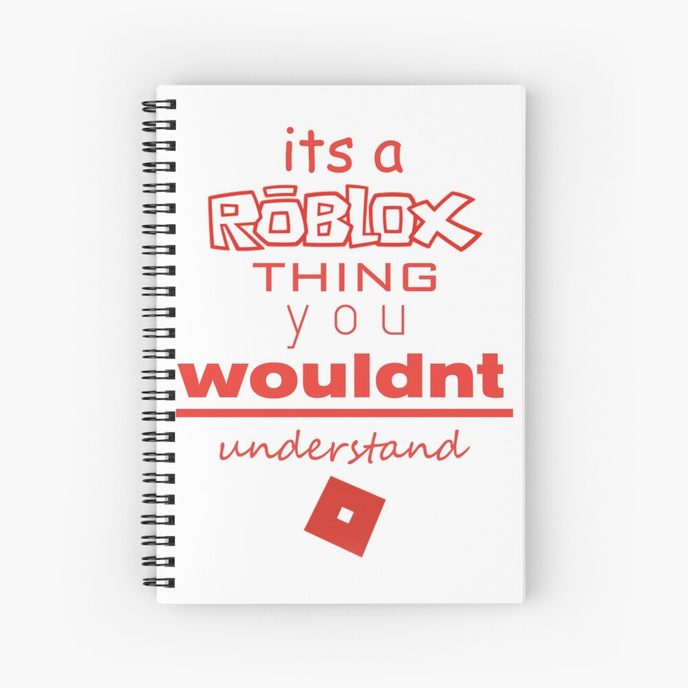 Roblux Spiral Notebook By Pilotnco Redbubble - roblox spiral notebooks redbubble
