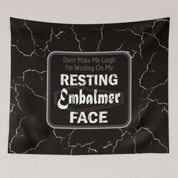 Item preview, Resting Embalmer Face designed and sold by NoBonesLife.