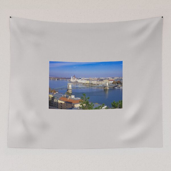 Item preview, Looking across the Danube to Pest from Buda designed and sold by Diane Macdonald.