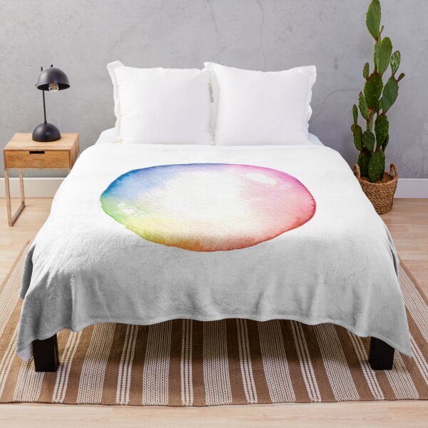 Item preview, Watercolor rainbow soap Bubble designed and sold by FuzzyLogicKate.