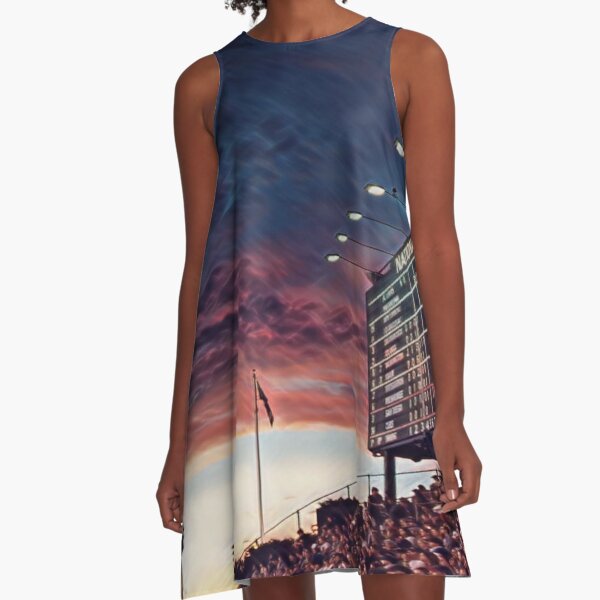 Wrigley Field A-Line Dress for Sale by Krystelle Ann Avsec