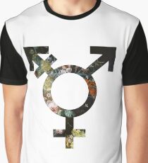 Nicht-binäres Naturdesign 6 Grafik T-Shirt