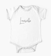Louisville City Schriftzug Baby Body Kurzarm