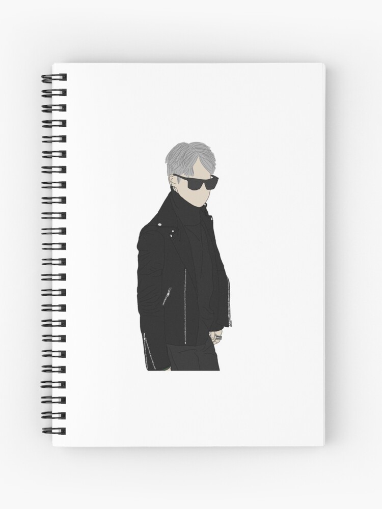 Park Jimin: Airport Fashion  Spiral Notebook for Sale by hyyhk