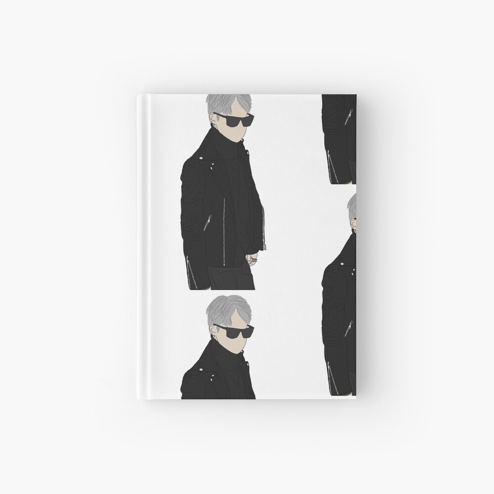 Park Jimin airport fashion  Hardcover Journal for Sale by sibib