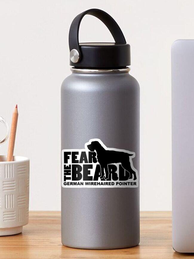 Fear The Beard Wirehaired Pointing Griffon Car Mug Laptop Decal Sticker 