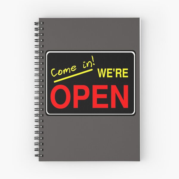Item preview, Come in! We're Open by Chillee Wilson designed and sold by ChilleeWilson.