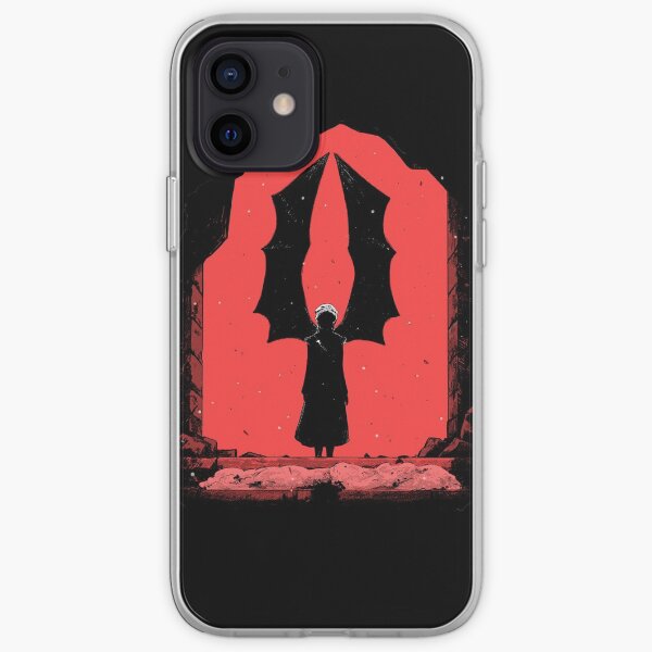 Red wings of deadh iPhone Soft Case