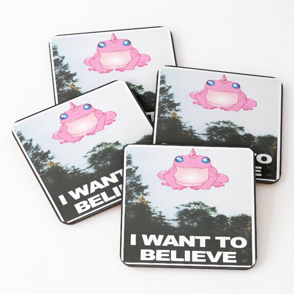 Item preview, I want to believe , Ribbit designed and sold by azule1.