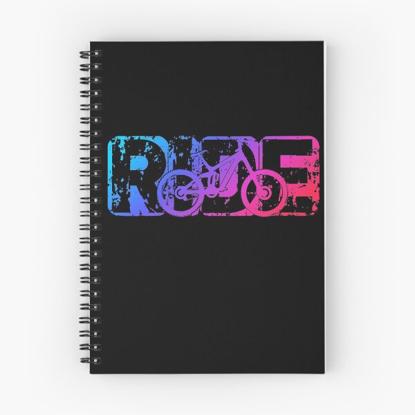 Item preview, Ride A Mountain Bike MTB - Grunge Rainbow Design designed and sold by Gerdek.