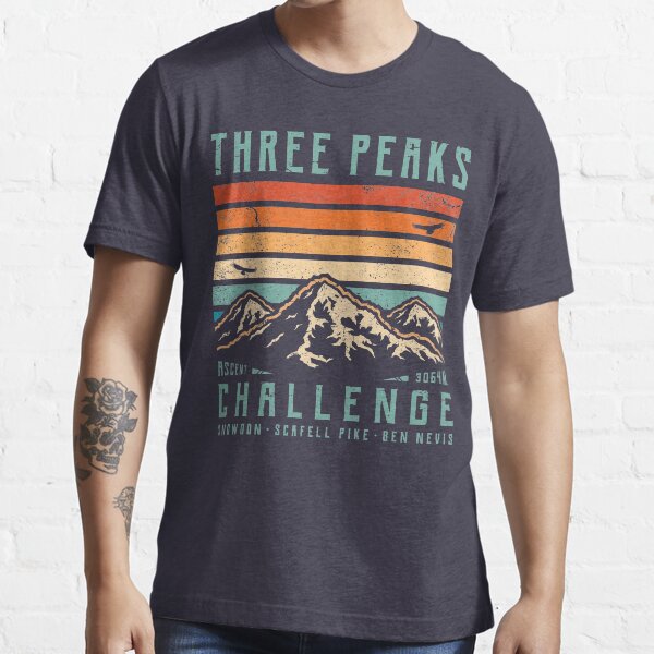 3 Peaks Challenge - Retro Essential T-Shirt