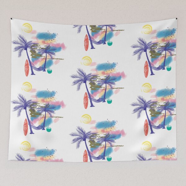 Item preview, tropical paradise getaway designed and sold by popping daisy.
