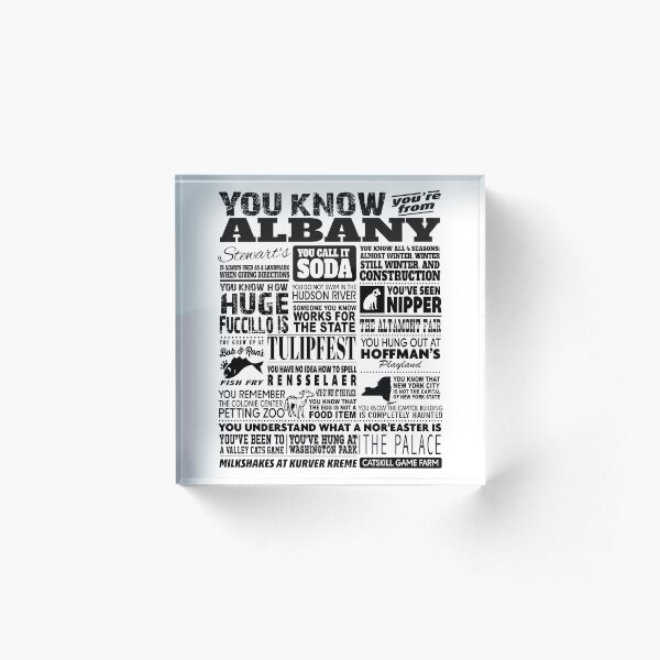 Aperçu de l'œuvre Vous savez que vous venez d'Albany, à New York créée et vendue par remoteart.