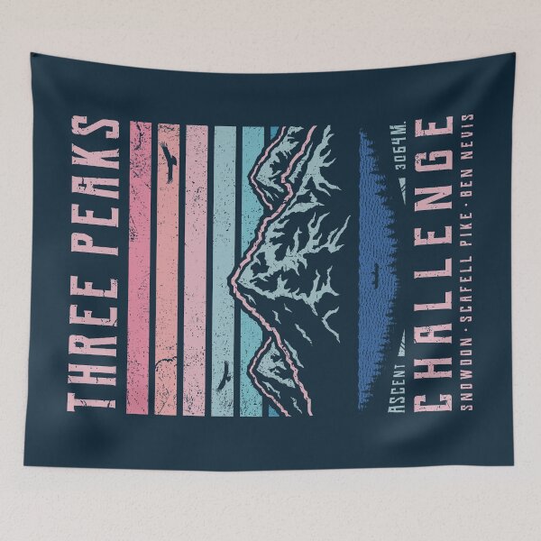 Item preview, Three Peaks Challenge - Retro designed and sold by TigerTom Design.