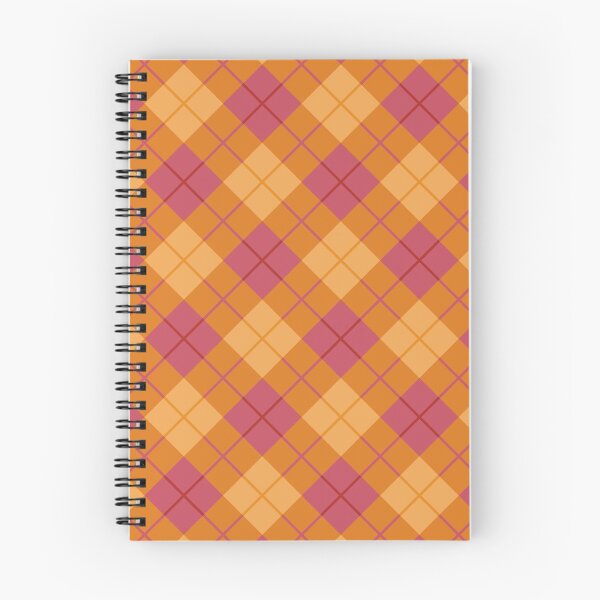Item preview, Bias Plaid in Pink and Orange designed and sold by Lisann.