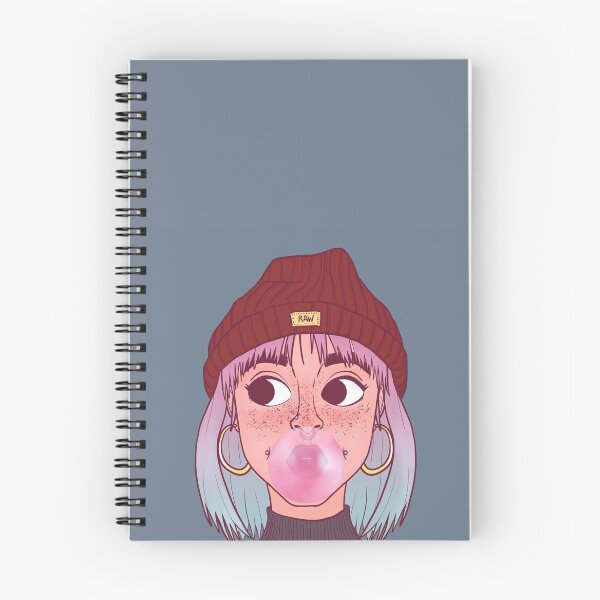 Aperçu de l'œuvre la fille et le chewing-gum créée et vendue par rawdraw.