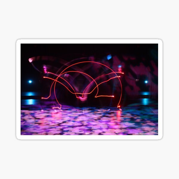 A Cartwheel in Lights Sticker