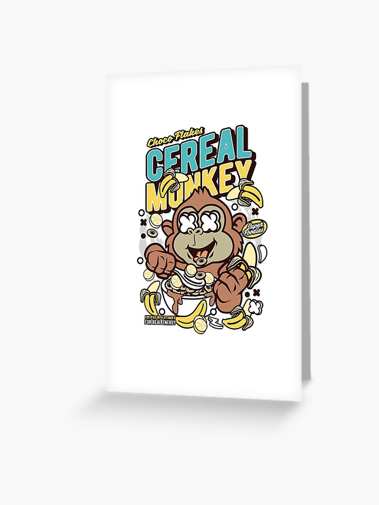 Cereal Monkey Choco Flakes Poster for Sale by Casparbuisness