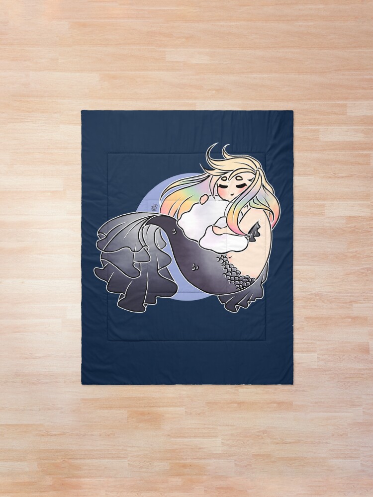 Alternate view of MerMay #22: Clouds Comforter