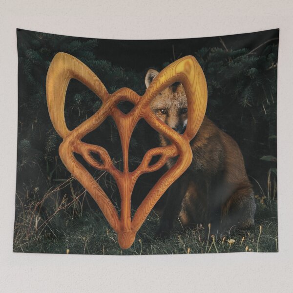 Item preview, Forest Fox Spirit-Animal Totem-Kitsune designed and sold by SignsOfSpirit.