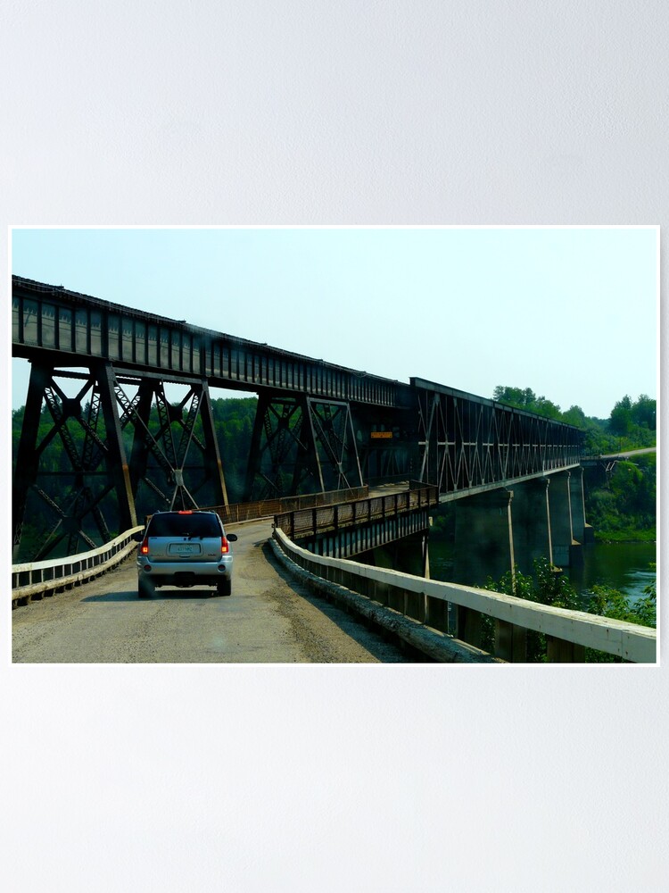 "Old Nipawin Bridge,Nipawin Sask,Canada" Poster by MaeBelle Redbubble