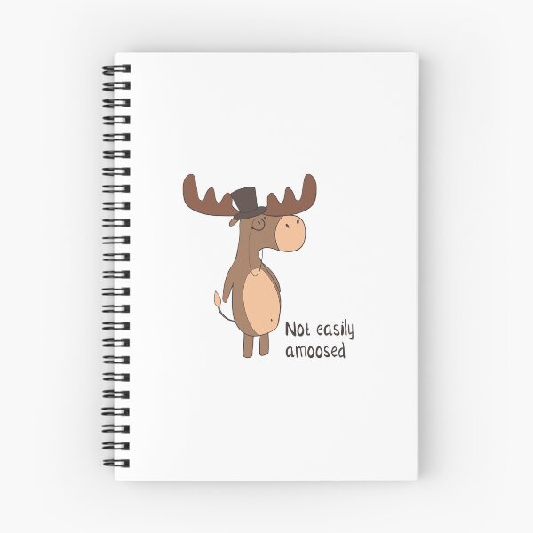 Item preview, Not Easily Amoosed Funny Moose Joke T Shirt designed and sold by DreamyPanda.